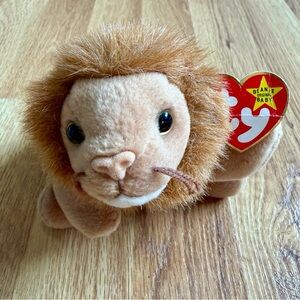 Vintage TY Beanie Baby “Roary” the Lion